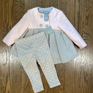 Tahari Baby Jacket and Leggings NWT 6-9mo